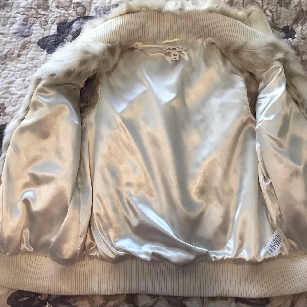 Faux Fur Vest by Coldwater Creek Size L - Picture 10 of 16